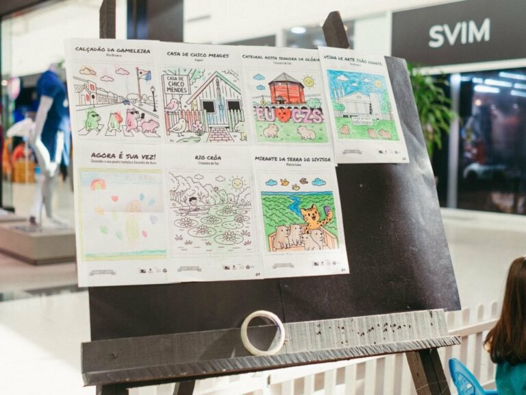 Desenhos de atrativos turísticos do Acre são disponibilizados para download