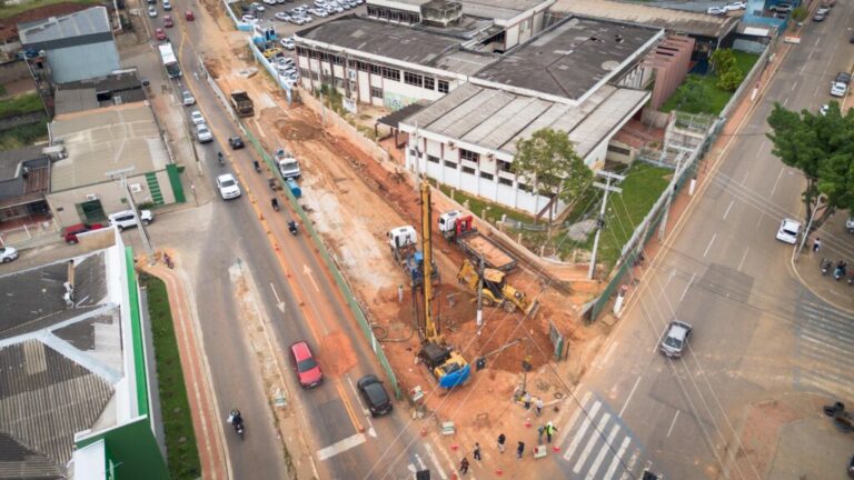 Com avanço nas obras do Complexo Viário, trecho da Avenida Ceará, entre a Avenida Getúlio Vargas e a Rua Ipase, será totalmente interditado da noite de sexta até domingo
