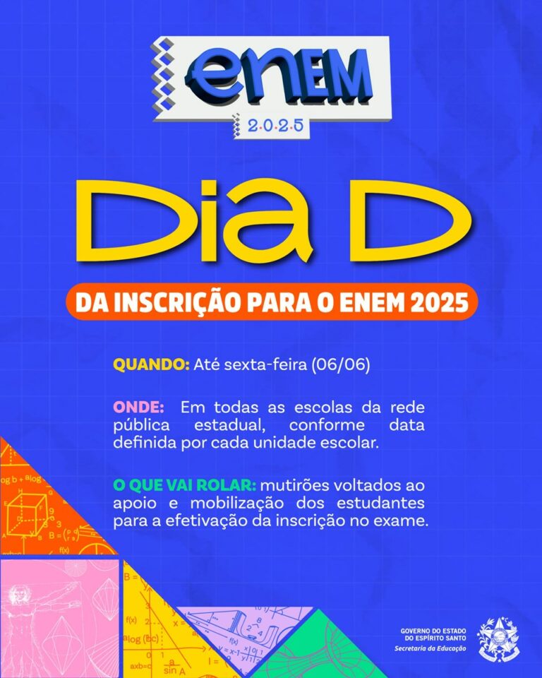 Sedu realiza ‘Semana D de Inscrições do Enem’