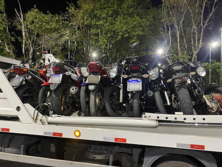 Detran-AM: Operação de combate ao ‘rolezinho’ registra 200 infrações e remove 55 motocicletas em Manaus
