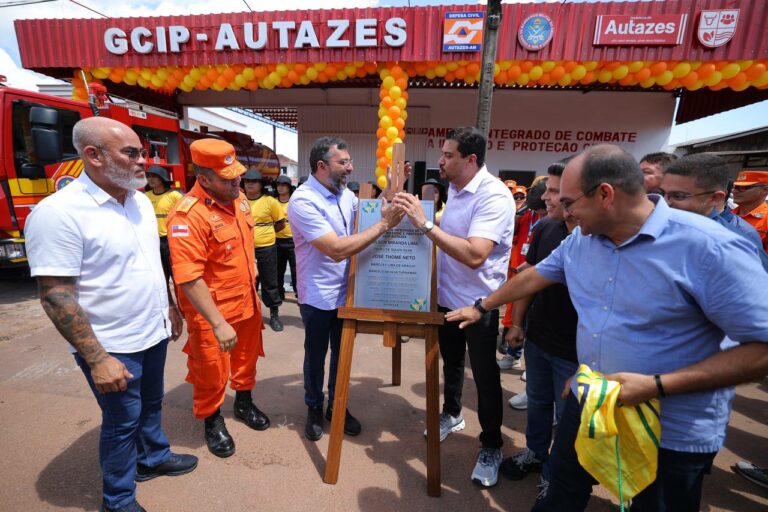 Governador Wilson Lima inaugura Grupamento de Bombeiros em Autazes e reforça resposta a emergências no interior