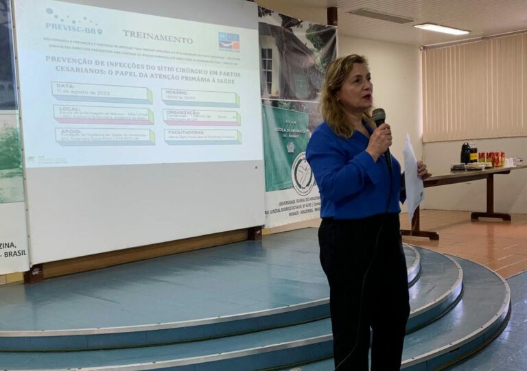 FVS-RCP promove treinamento sobre prevenção de infecções em partos cesarianos