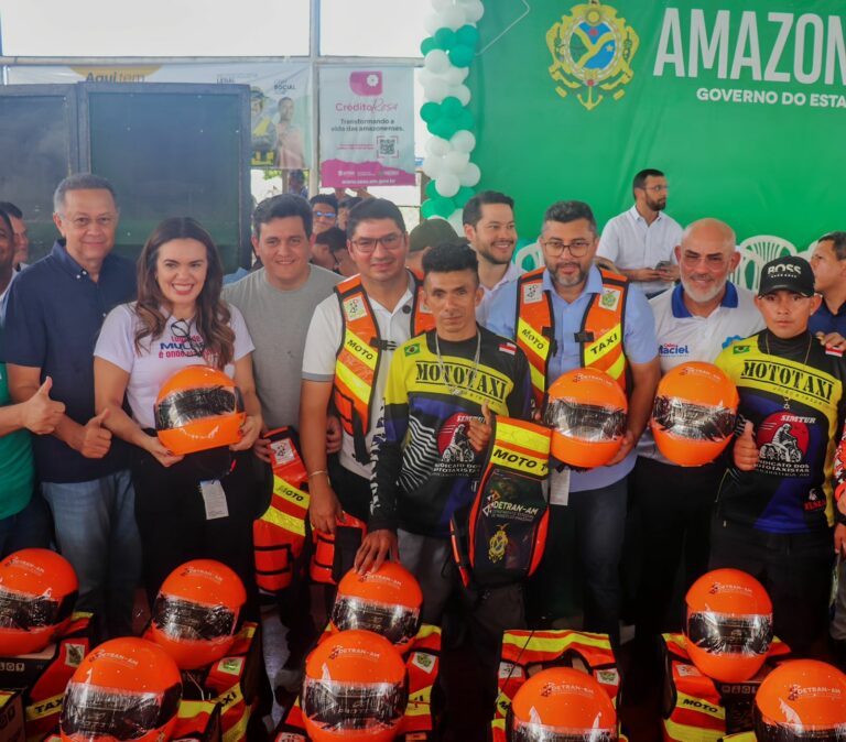 Detran-AM contempla Urucurituba com 80 kits de segurança para mototaxistas e 71 selecionados para a CNH Social