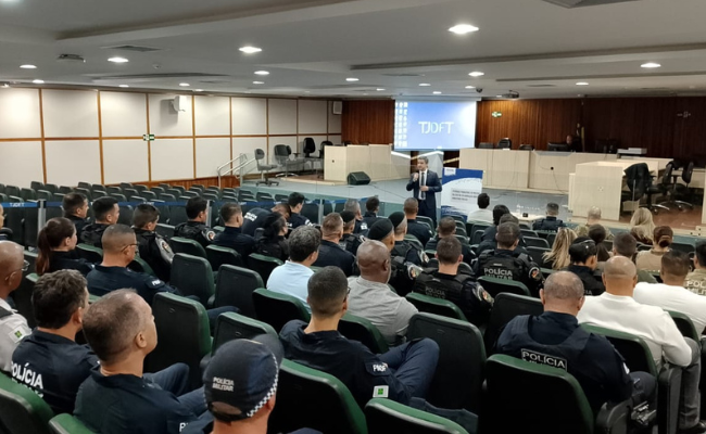 MPDFT realiza curso para policiais militares de Brazlândia
