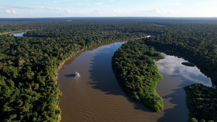 Frame TV Brasil Brasília (DF) 10/10/2025 – Caminhos da Reportagem apresenta reserva na Amazônia que utiliza o extrativismo sustentável.
Frame TV Brasil