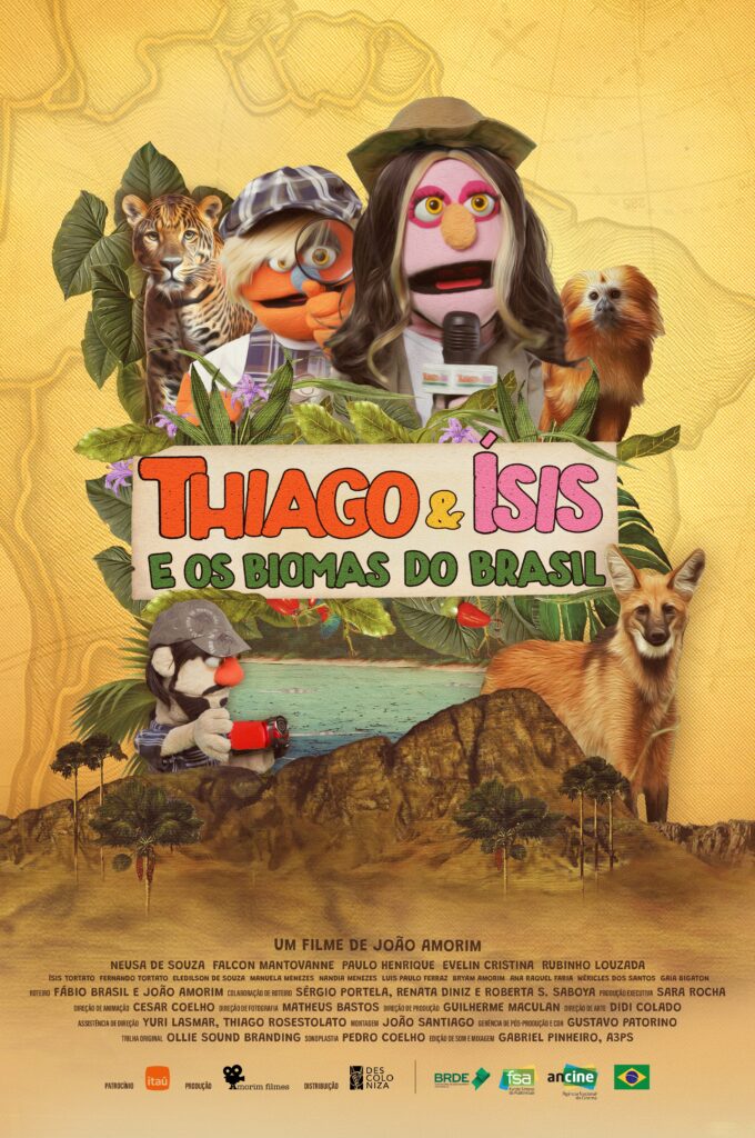 Thiago & Ísis e os Biomas do Brasil (2025, Brasil, Livre, 94 min, dir. João Amorim)