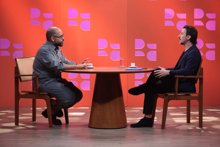 Paulo Pinto/Agência Brasil São Paulo SP 26/11/2025 Antropologo e escritor, MIchel Alcoforado ,convidado do programa DR com Demori na Empresa Brasil de Comunicação (EBC).
Foto: Paulo Pinto/Agência Brasil