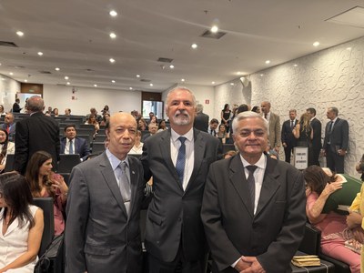 Desembargadores Waldir Leôncio, Mario-Zam Belmiro e Roberval Belinati