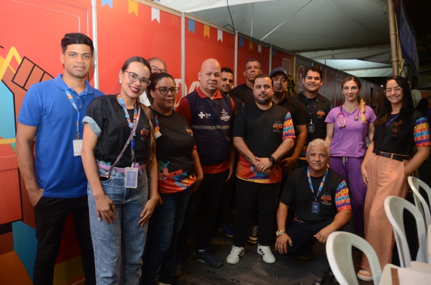 Equipe de atendimento em um dos postos no polo Jaraguá. Foto: Beto Macário/Secom Maceió