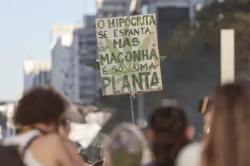 São Paulo (SP), 21/06/2026  - 18ª Marcha da Maconha na avenida Paulista. 
Foto: Paulo Pinto/Agência Brasil