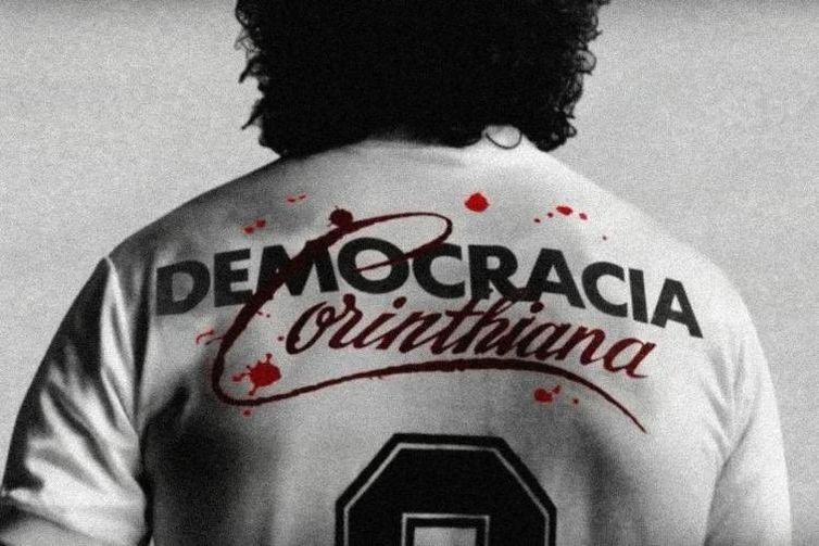 Camisa Corinthians Democracia. Foto: Corinthians/Divulgação