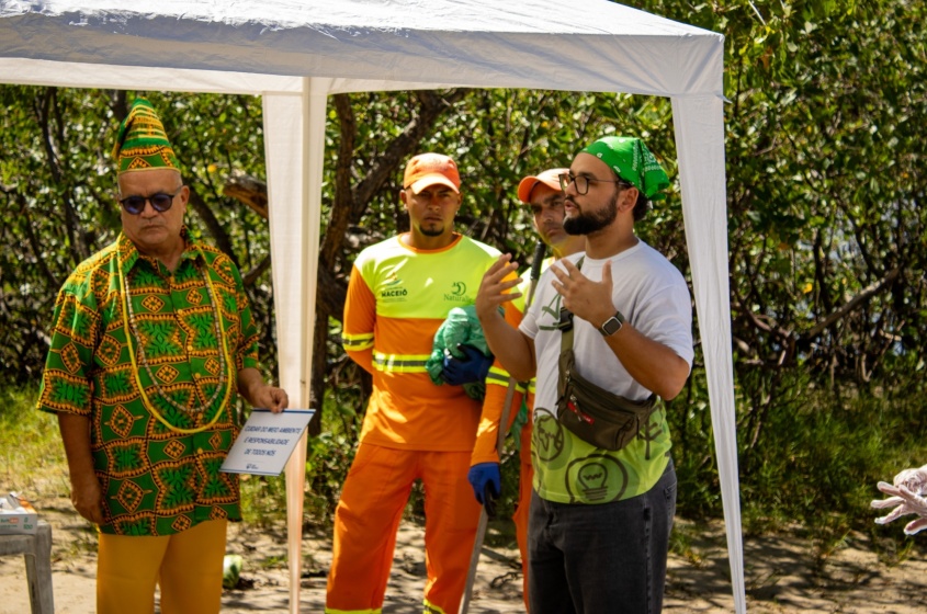 Cuidado com a natureza marca atividades do festival. Foto: Ascom Alurb