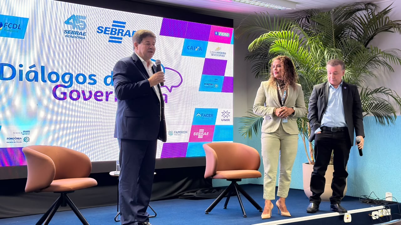 O presidente do Conselho Deliberativo Estadual do Sebrae RO, Darci Cerutti, ressaltou a importância do conhecimento e da integração institucional para o fortalecimento dos pequenos negócios.