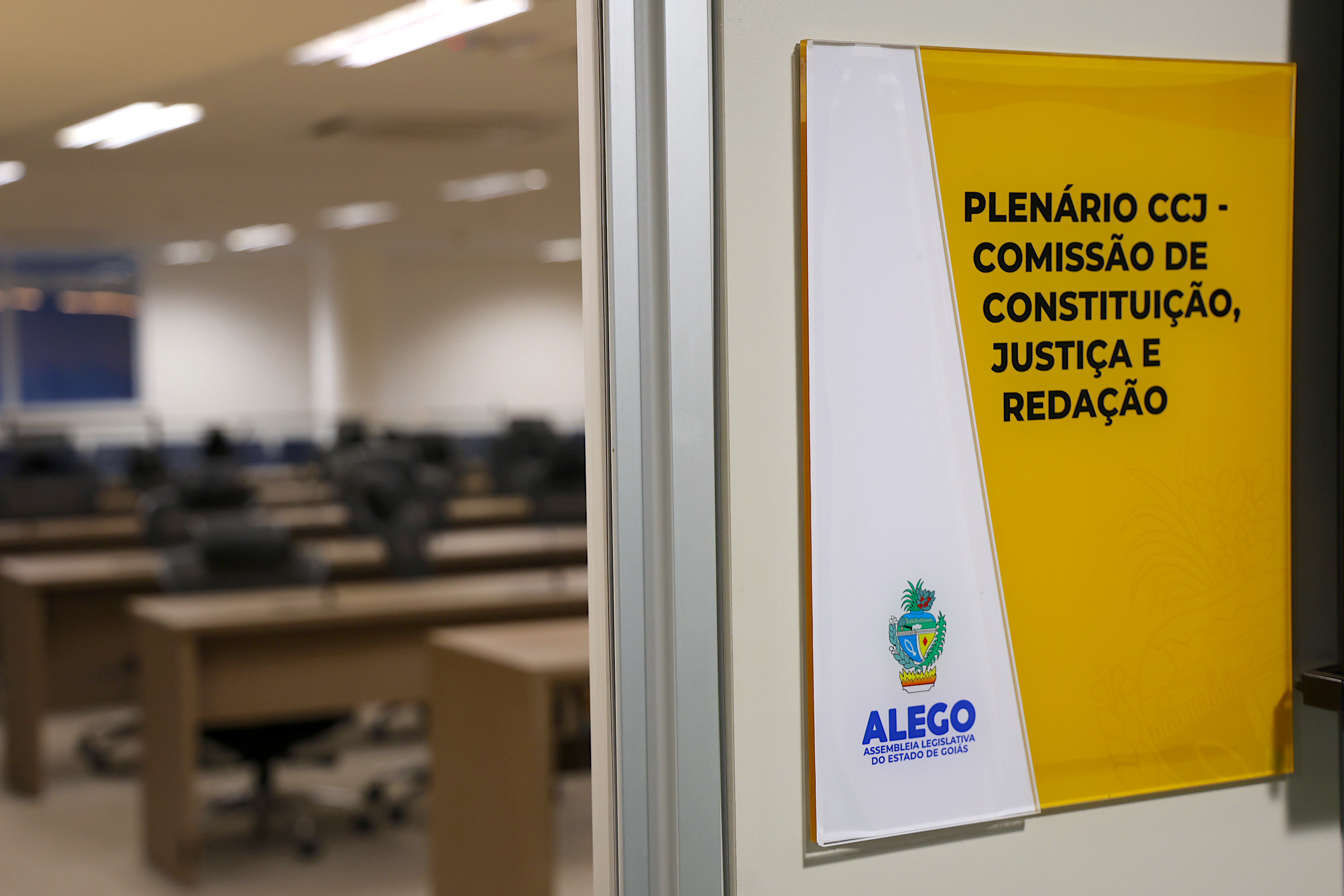 Sala das Comissões Júlio da Retífica (Foto: Maykon Cardoso/Alego)
