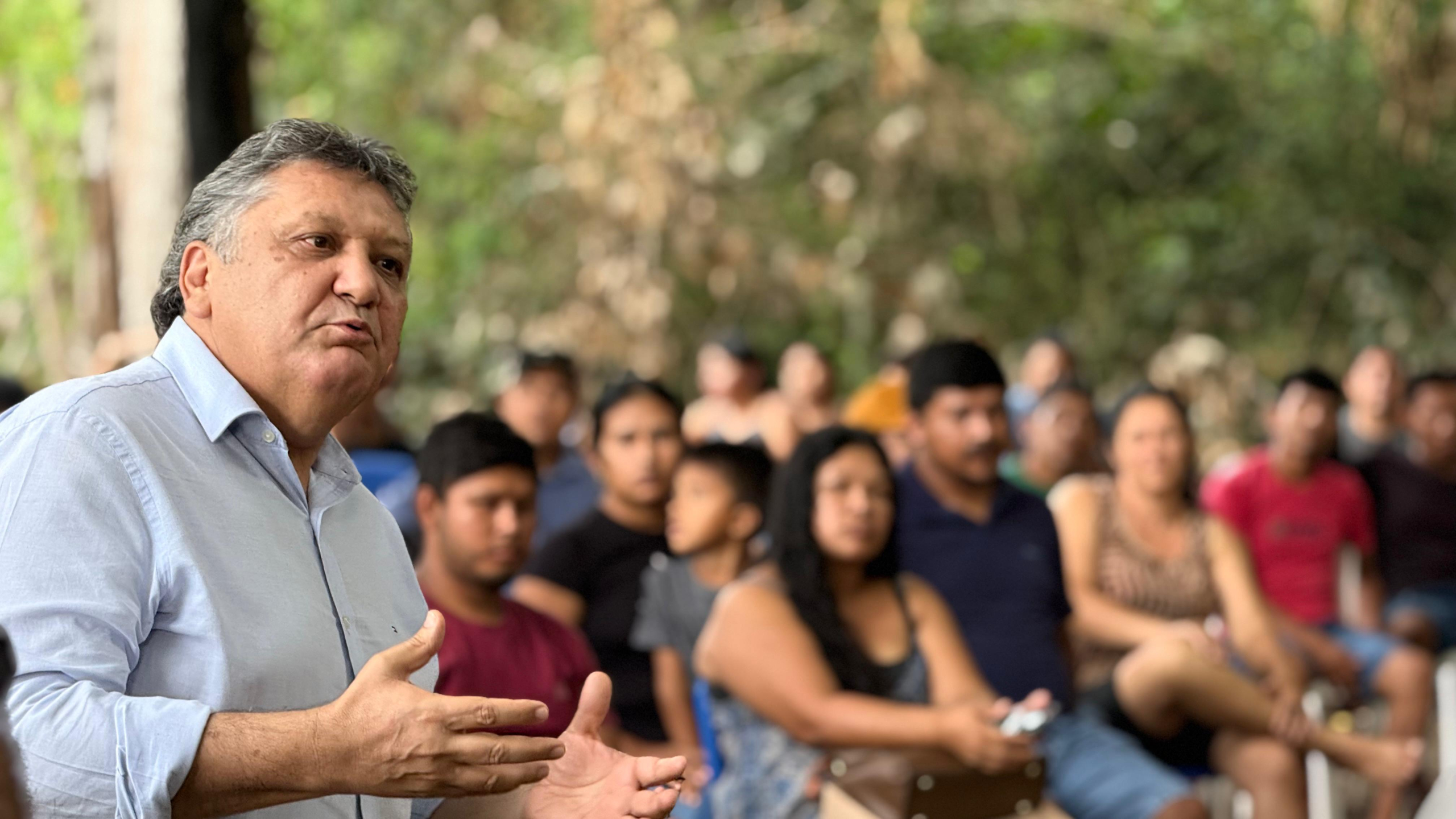 Durante o encerramento da capacitação, José Alberto Anísio destacou o potencial do empreendedorismo para ampliar a geração de renda e fortalecer a economia das comunidades indígenas.