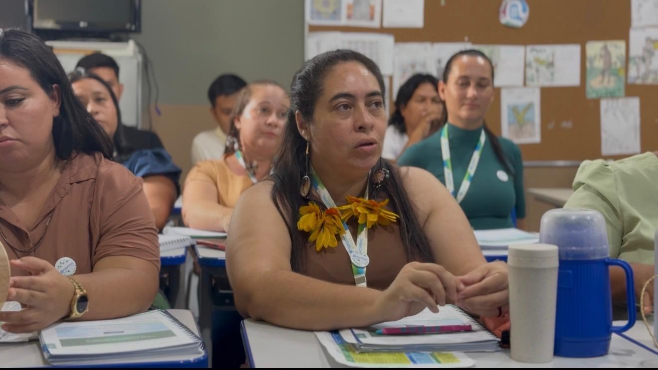 Alexandra Borba Suruí ressaltou a importância da capacitação para o fortalecimento das associações indígenas.