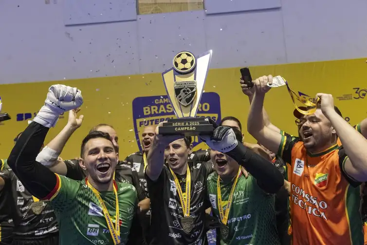 Taba Benedicto/CBDV/Direitos Reservados Agafuc, futebol de cegos, campeão 2025