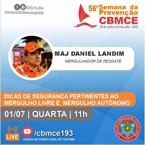 CBMCE realiza palestras sobre segurança em edificações e outros temas durante a 56ª Semana de Prevenção