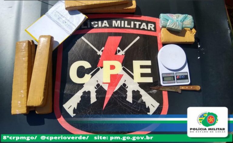 Rio Verde: CPR e CPE prendem traficante no Residencial Veneza