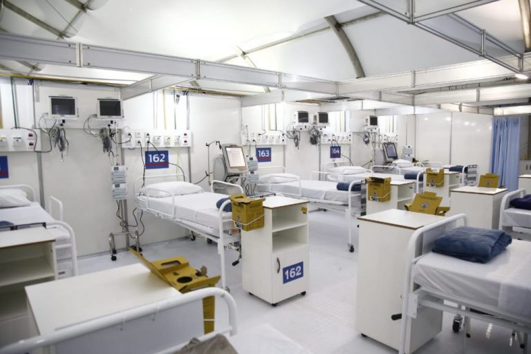 Estado vai concluir mais três hospitais de campanha para retaguarda