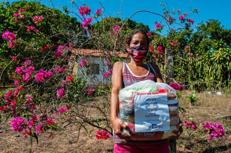 Comunidade Rio da Casca recebe doações da campanha Vem Ser Mais Solidário