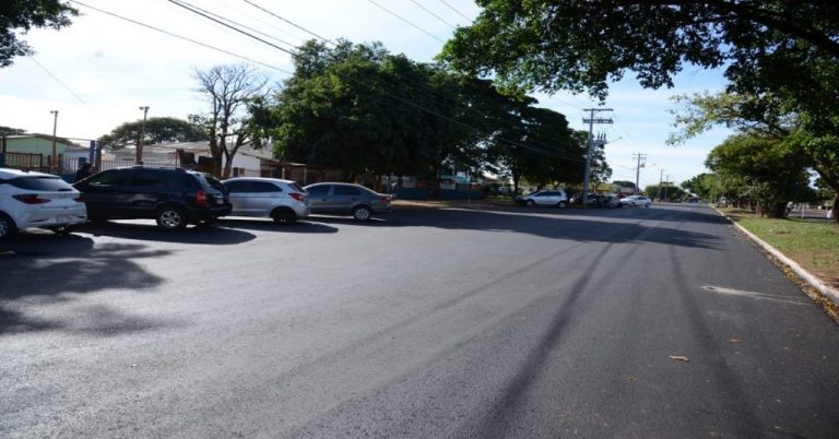 Com apoio do Governo do Estado, principais vias de Campo Grande ganham asfalto novo