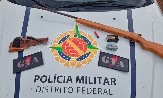 PMDF prende homem por posse ilegal de arma de fogo em São Sebastião