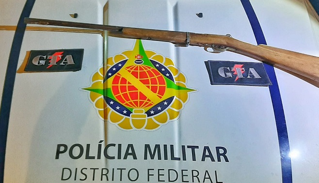 PMDF prende homem por posse ilegal de arma de fogo no Paranoá