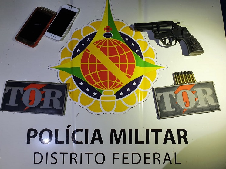 PMDF detém suspeitos por porte ilegal de arma de fogo