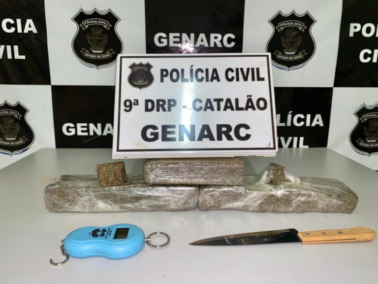 Polícia Civil prende em flagrante o mais antigo traficante a atuar em Catalão