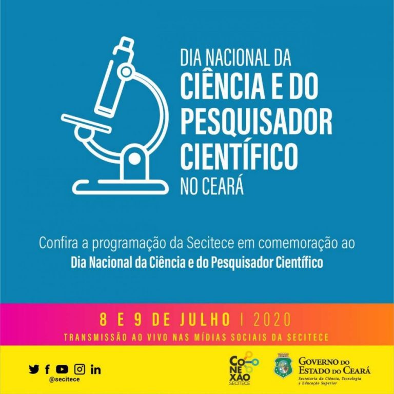 Secitece prepara atividades para comemorar Dia Nacional da Ciência e do Pesquisador Científico
