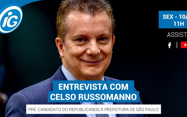 Celso Russomano é o pré-candidato entrevistado pelo iG nesta sexta