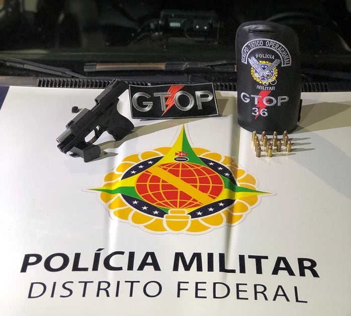 PMDF prende homem com arma de fogo em Brazlândia