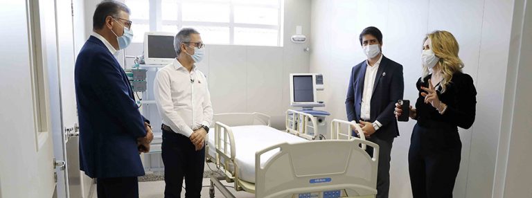 Romeu Zema inaugura nova ala de tratamento para covid-19 no Hospital Eduardo de Menezes