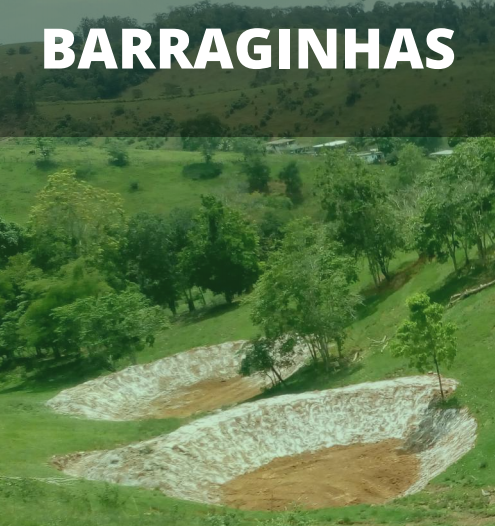 Barraginhas: conheça o sistema que abrange práticas de conservação de solo e recuperação hídrica