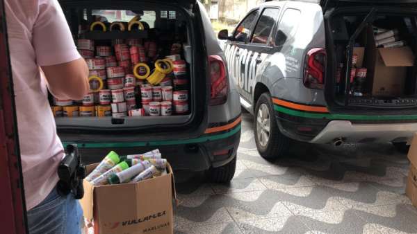 Polícia Civil apreende mais de 700 produtos automotivos vencidos em loja nas Cajazeiras