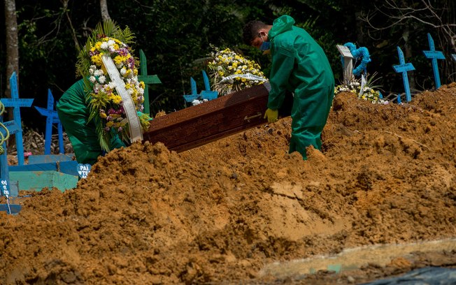 Brasil tem 1.300 mortes por Covid-19 em 24 horas e chega em 1,9 milhão de casos