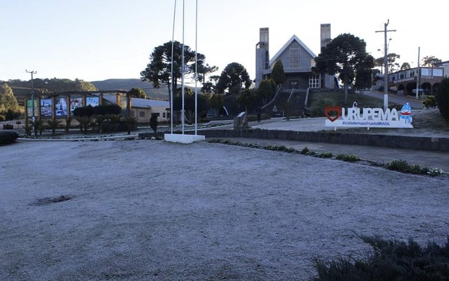 Cidade de Santa Catarina registra mínima de -8,1ºC