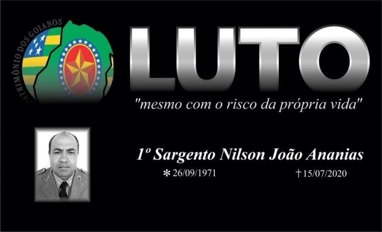 Nota de falecimento: 1° sargento Nilson João Ananias