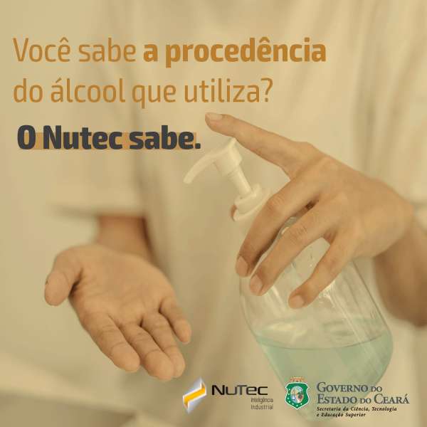 Nutec oferece serviço para análise da qualidade de álcool 70%