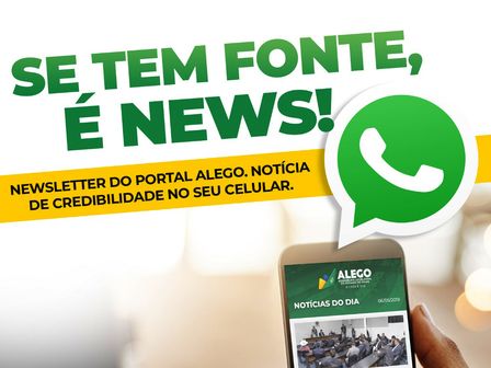 Newsletter é instrumento de divulgação das atividades da Assembleia Legislativa de Goiás