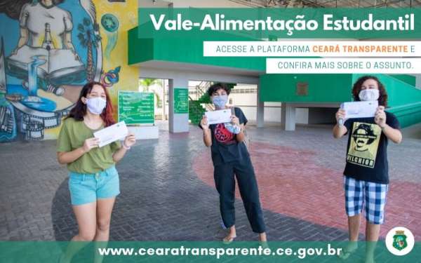 Ceará Transparente disponibiliza informações sobre Vale-Alimentação Estudantil