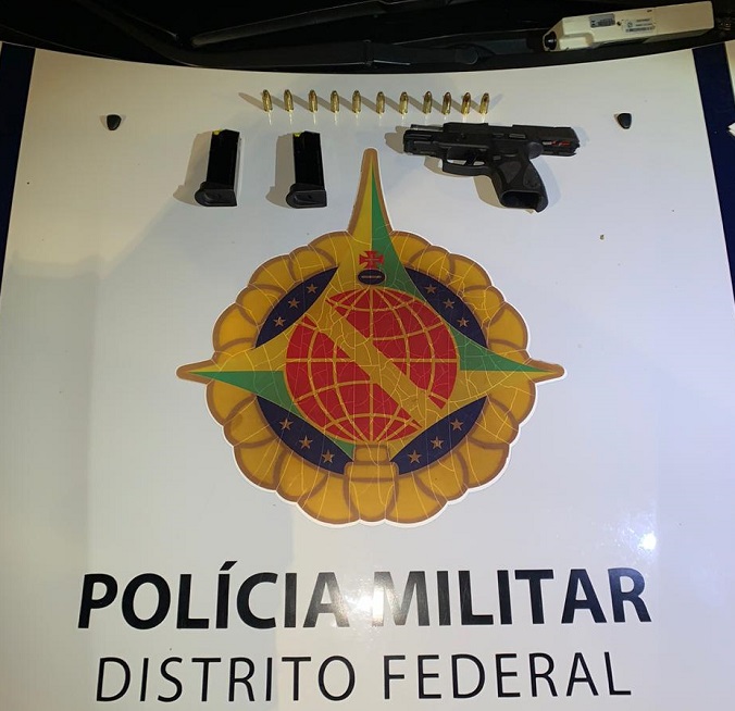 PMDF prende motorista com arma de fogo em Taguatinga