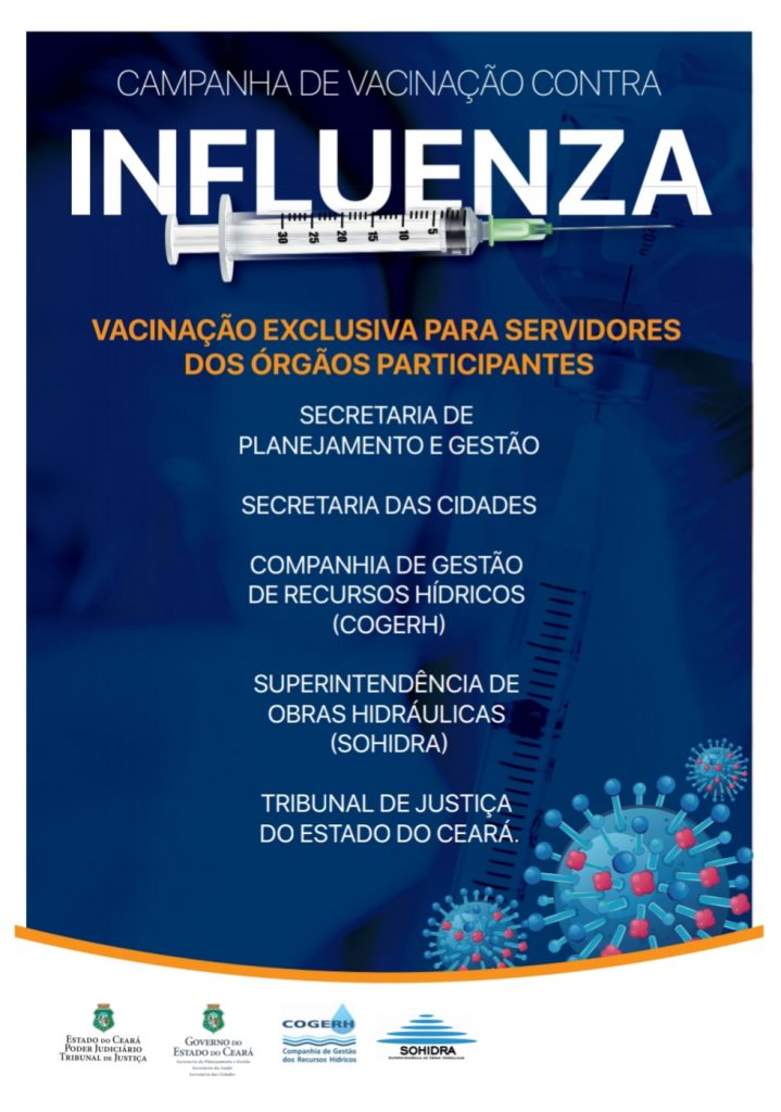 Campanha de vacinação contra a gripe atenderá servidores do Cambeba