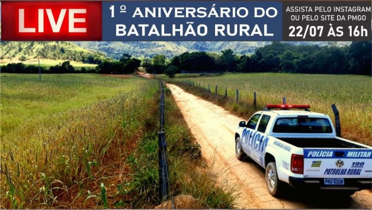 Live em comemoração ao 1º aniversário do Batalhão Rural da Polícia Militar de Goiás