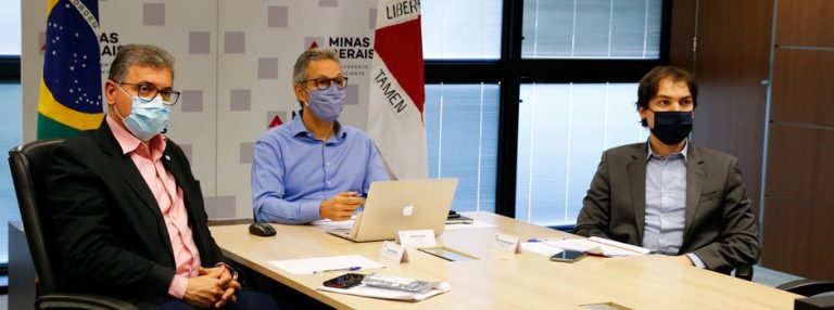 Romeu Zema discute ações de enfrentamento ao coronavírus em Minas Gerais