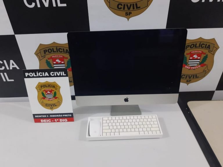Homem é detido com computador furtado avaliado em R$14 mil