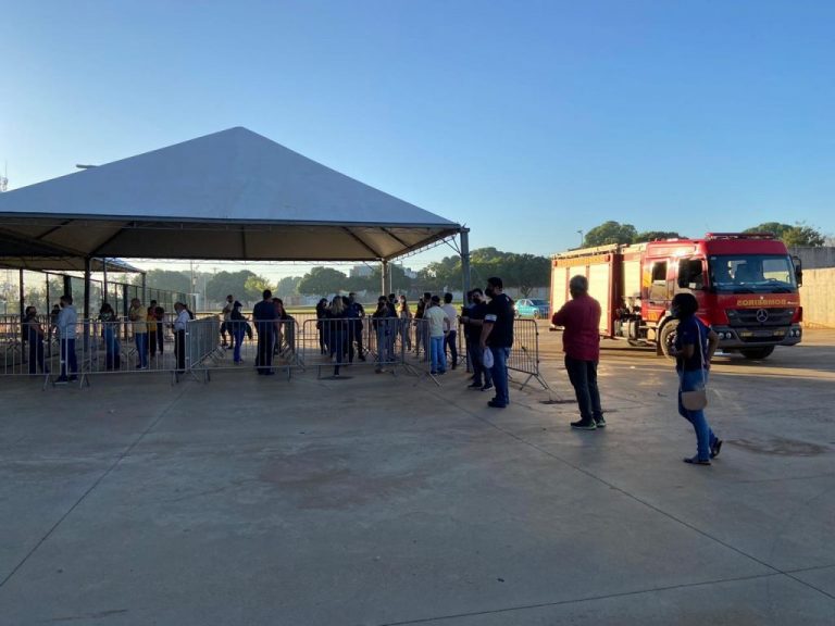 Bombeiros vão auxiliar nos atendimentos do Centro de Triagem na Arena Pantanal