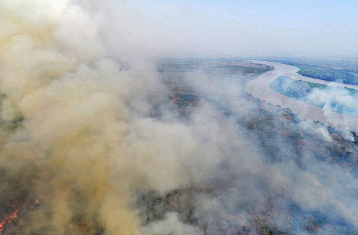 Ações de combate aos incêndios florestais no Pantanal