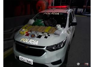 POLÍCIA MILITAR APREENDE DROGAS EM SANTA ISABEL